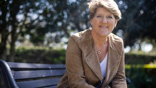 A photograph of author and broadcaster Clare Balding